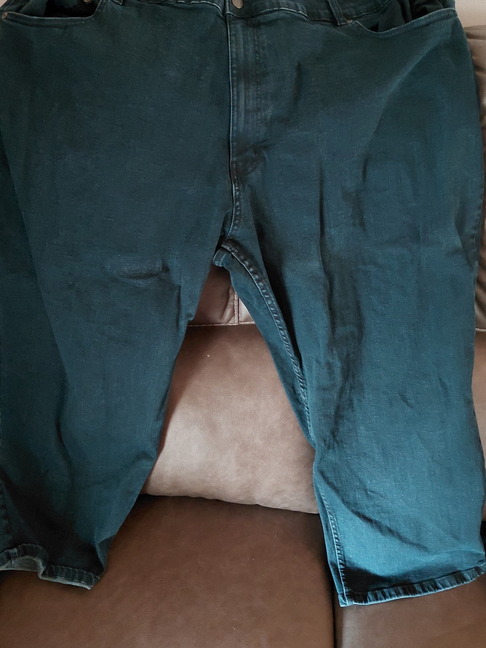 Harbor Bay Men's Deep Teal Relaxed Jeans